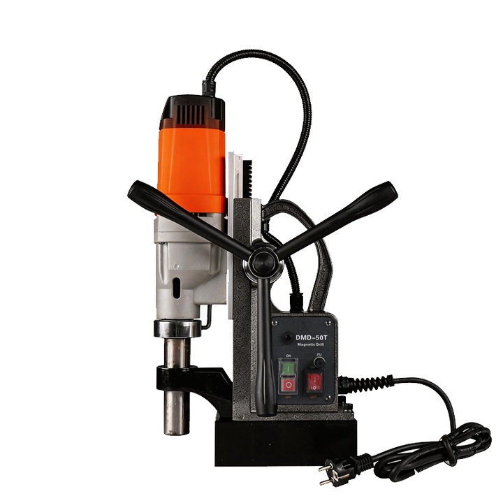 Masina de gaurit cu talpa magnetica DMD-50T BERGER, putere 1700W, forta magnetica 13500N