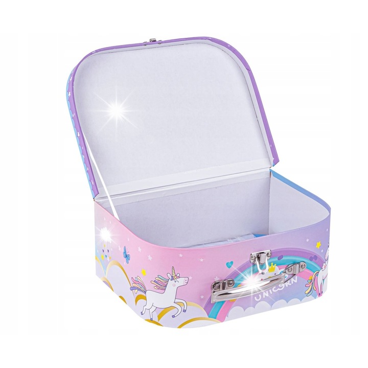 Set de cafea pentru copii, DK, 48 elemente, cutit, cani, dulciuri, multicolor, 25,8x18,5x10cm