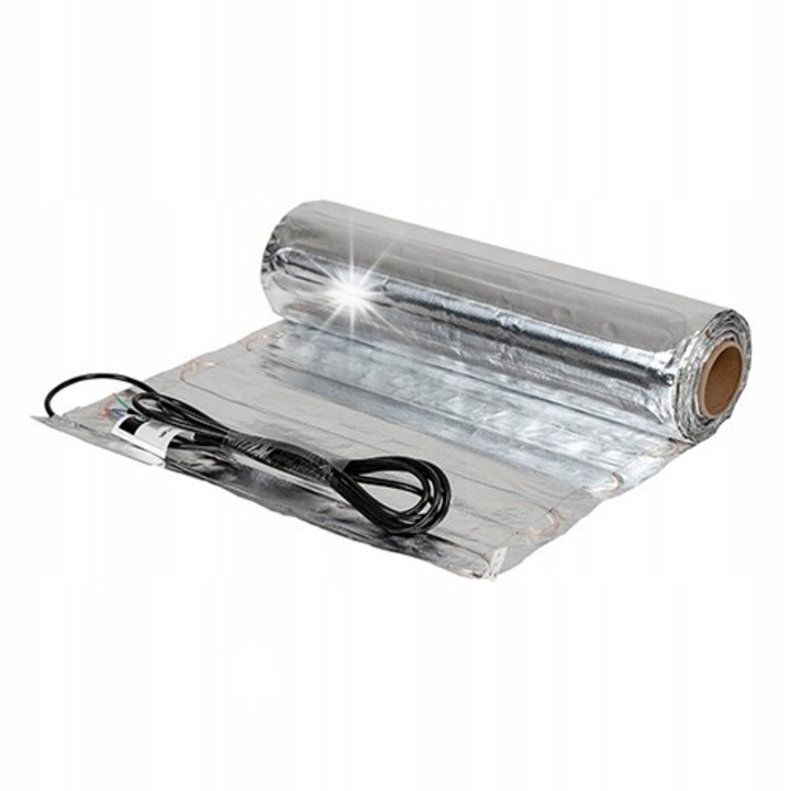 Set incalzire in pardoseala Warmtec AL-60/XTS, 150W/m2, 6 m2, alb