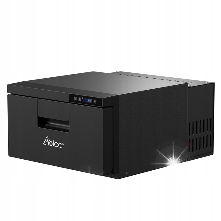Yolco CB21A autós hűtőszekrény, 20L, Bluetooth 5.0, 440x270x572mm, AC/DC tápellátás