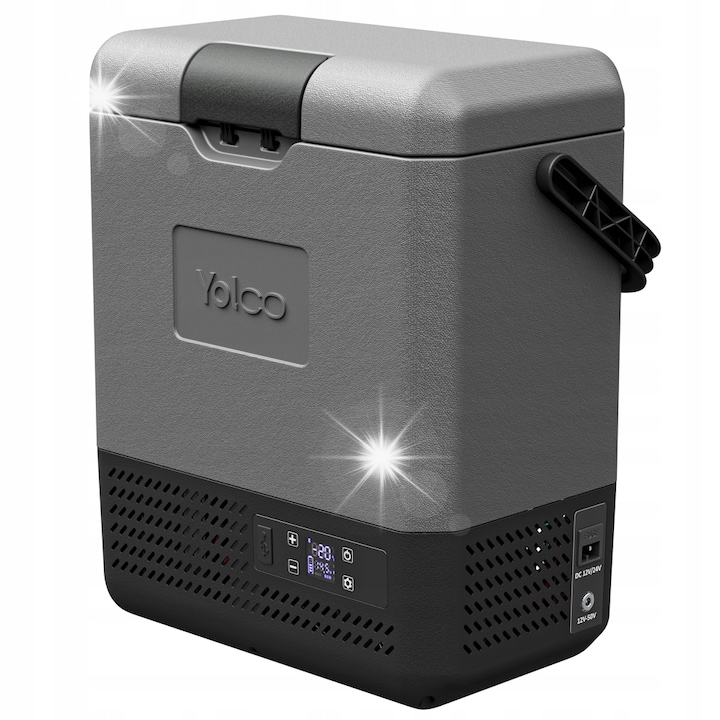 Frigider auto Yolco ET8, 9L, Bluetooth, 393x443x251mm, portabil