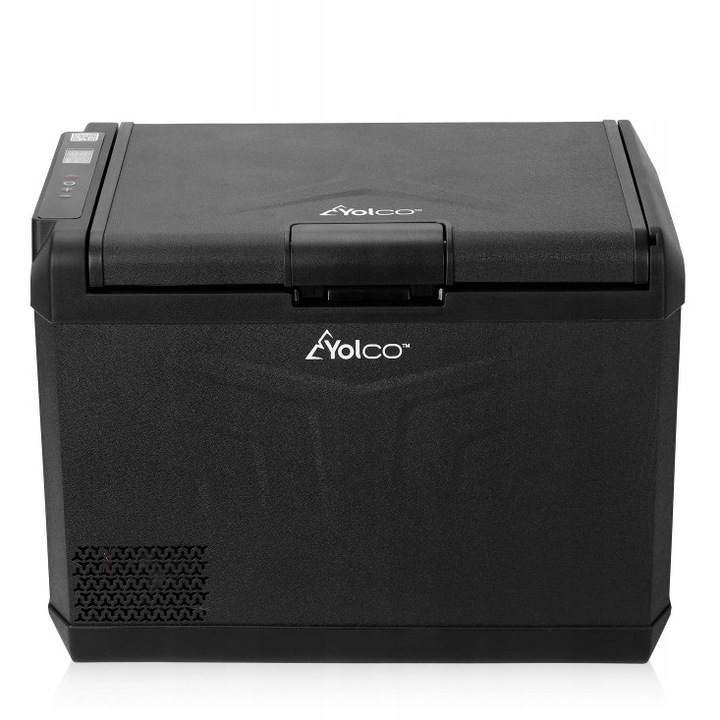 Yolco GCX47 kompresszoros autós hűtőszekrény, 47L, Bluetooth, fekete, 640x468x400mm