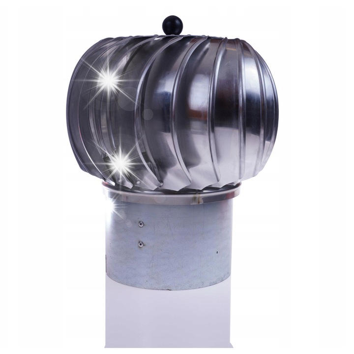 Въртяща се коминна шапка Prodmax, алуминий, fi 150mm, 110x330mm