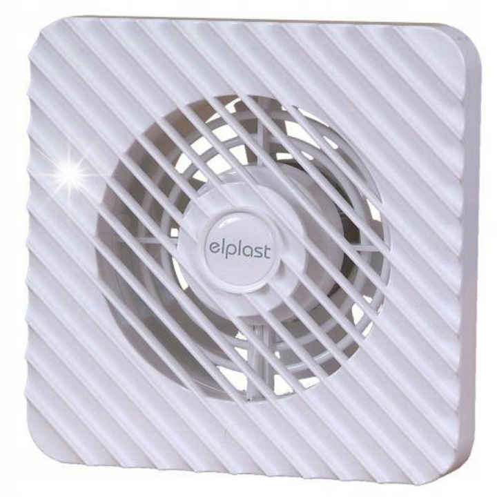 Ventilator canalizat ELPLAST, 120mm, 20W, 150m3/h, montaj pe perete, IP-X4