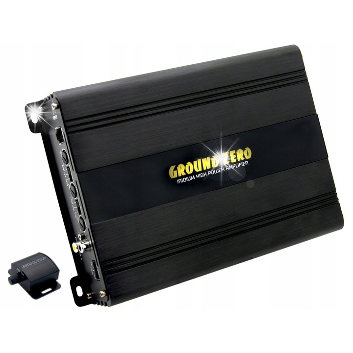 Автомобилен усилвател Ground Zero GZIA 200.2 2 канала, 2 x 135 W, с регулатор на силата на звука, 16,8x24,8x4,9см