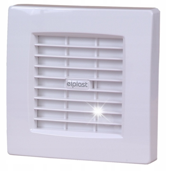 ELPLAST csatornás ventilátor, 120mm, 20W, 100m3/h, automatizálással, falra szerelhető
