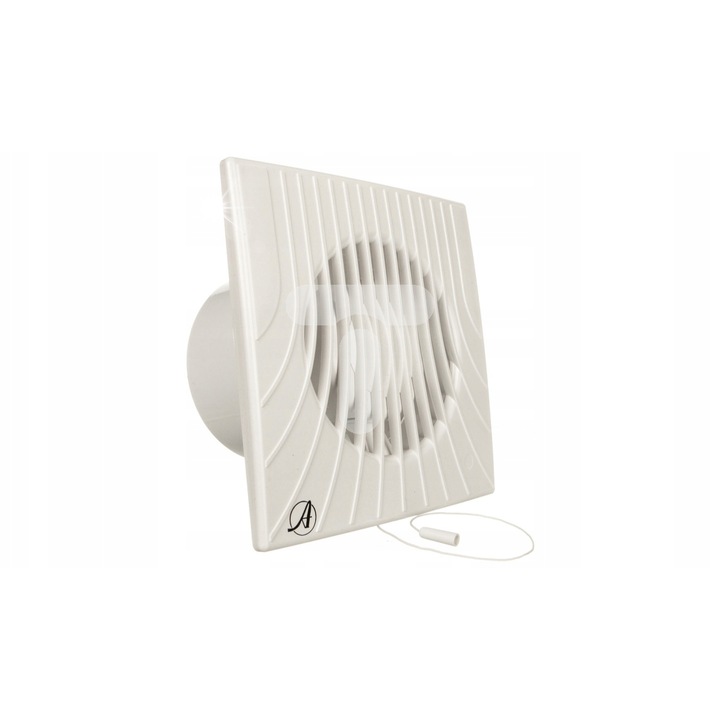 Awenta WA100W fürdőszobai ventilátor, 100mm, fehér, kapcsolóval