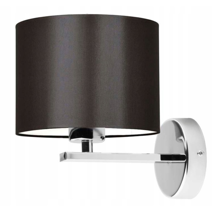 Аплик Volta Light Factory, хром, текстилен абажур, 22x21см