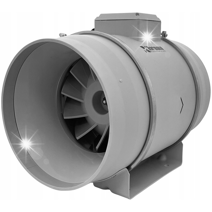Канален вентилатор ML EC 250/1650, 1650 m3/h, 255 W, IP 44, 250 mm