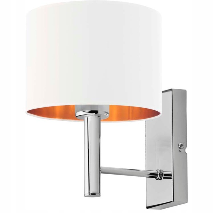 Аплик Volta Light Factory, бял, 17x25см, текстилен абажур, 1xE27 макс 60W
