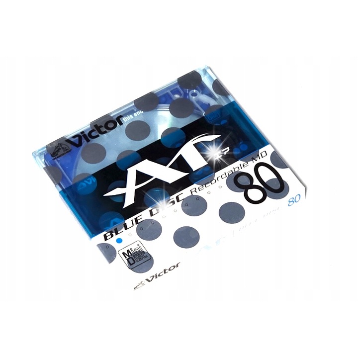 Discuri Minidisc Victor 80, albastru, set 1 buc, fabricat in Japonia