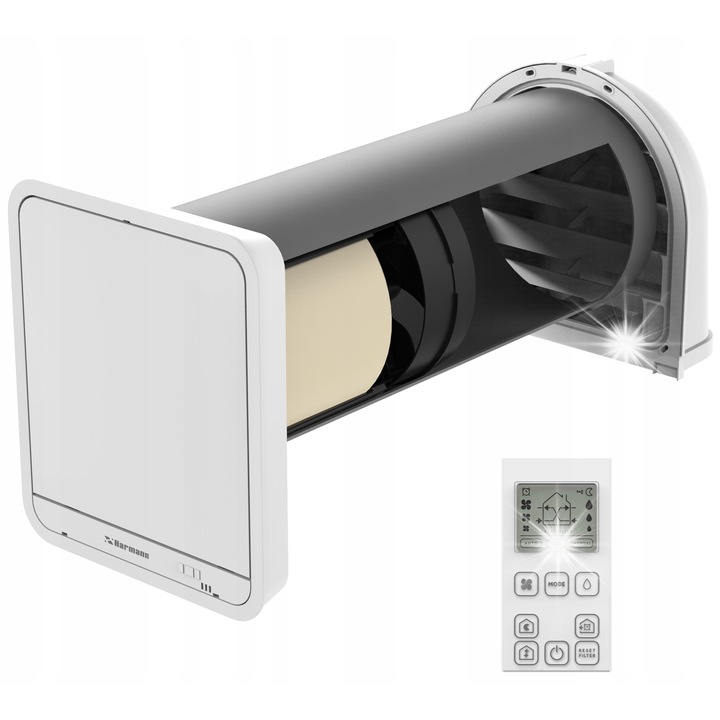 AIRDOT 200 link+ fali rekuperátor, 100 m3/h, 200 mm, távirányítóval, vezeték nélküli kommunikáció