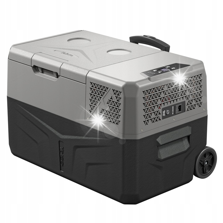YOLCO BCX30 autós hűtőszekrény, 28L, szürke, Bluetooth, 1 rekeszes