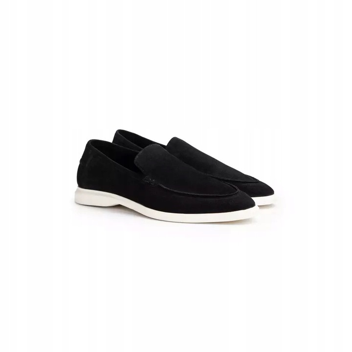 Lloyd, barbati Stride Flex, piele intoarsa, negru, Negru