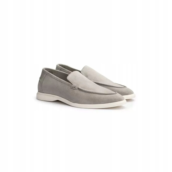 Lloyd, barbati Stride Flex, piele intoarsa, gri deschis, Gri