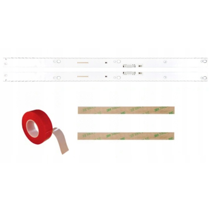Benzile LED Szynaka, set complet, 58 LED, 532mm, multicolor