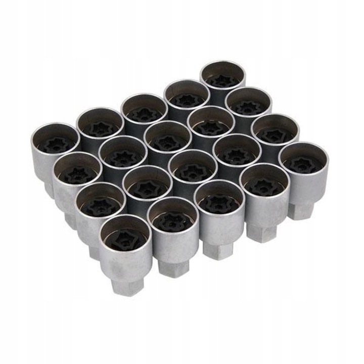 Set nasadki antikradziezowe Neilsen pentru Opel, 17mm, 15 piese