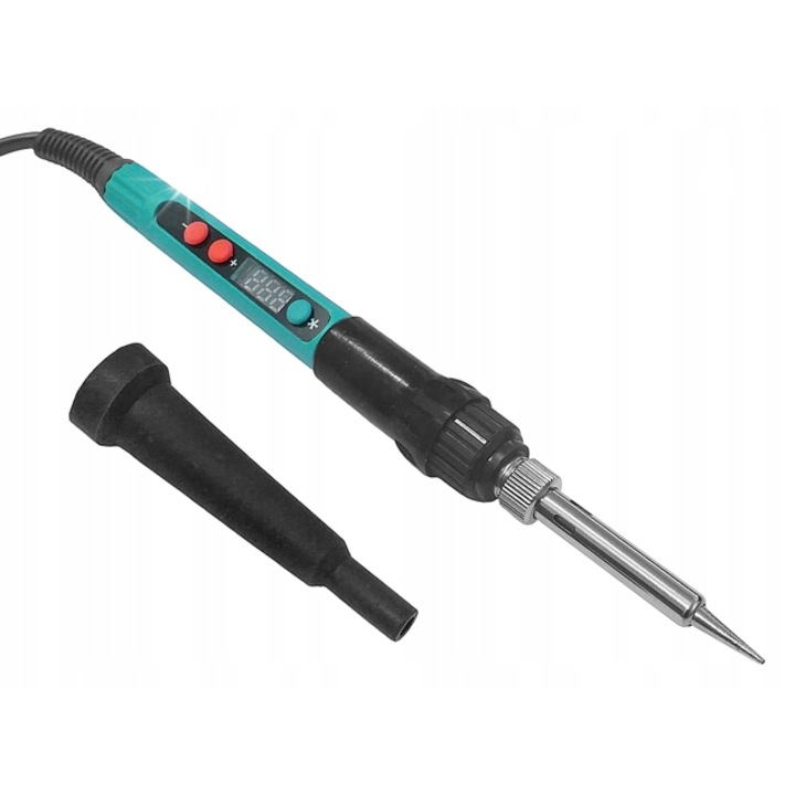 Pro'sKit SI-186F elektromos forrasztópáka, 60W, 200~500C, LED kijelzővel, 205mm