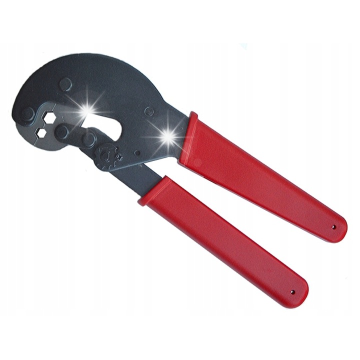 Клещи за кримпване на коаксиални конектори HANLONG HT-106C, 6.48mm и 8.20mm, 16cm, въглеродна стомана
