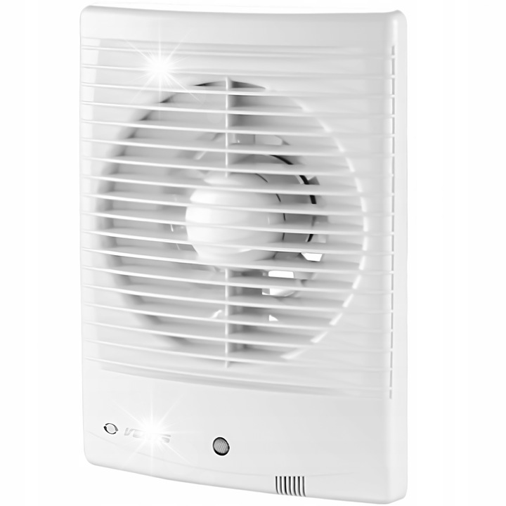 Vents 125 M3 fürdőszobai ventilátor, 185 m3/h, 16 W, fehér, komplett szett