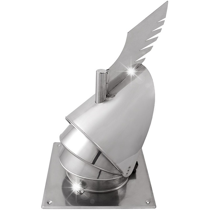 Kéményhuzatfokozó Rotowent Dragon, 200mm, króm-nikkel, 500°C, szett