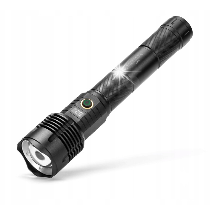 Тактически LED фенер Montis, 6000mAh, 550LM, IPX4, 50x252mm, черен