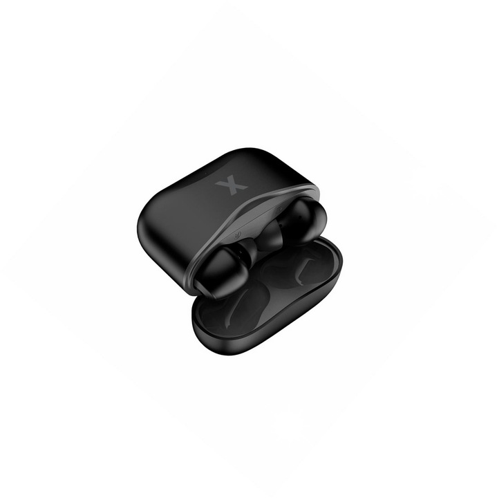 Maxlife TWS vezeték nélküli fülhallgató, bluetooth, fekete, töltőtokkal, OnePlus Nord 2T-hez