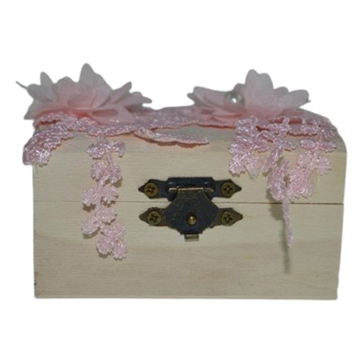 Keresztelő doboz, 9 x 5,5 x 5 cm, Mini Junior CB2704, Rózsaszín