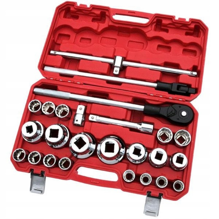 Set chei cu tub 3/4" si 1", Neilsen, 25 piese, 21-65 mm, cutie plastic