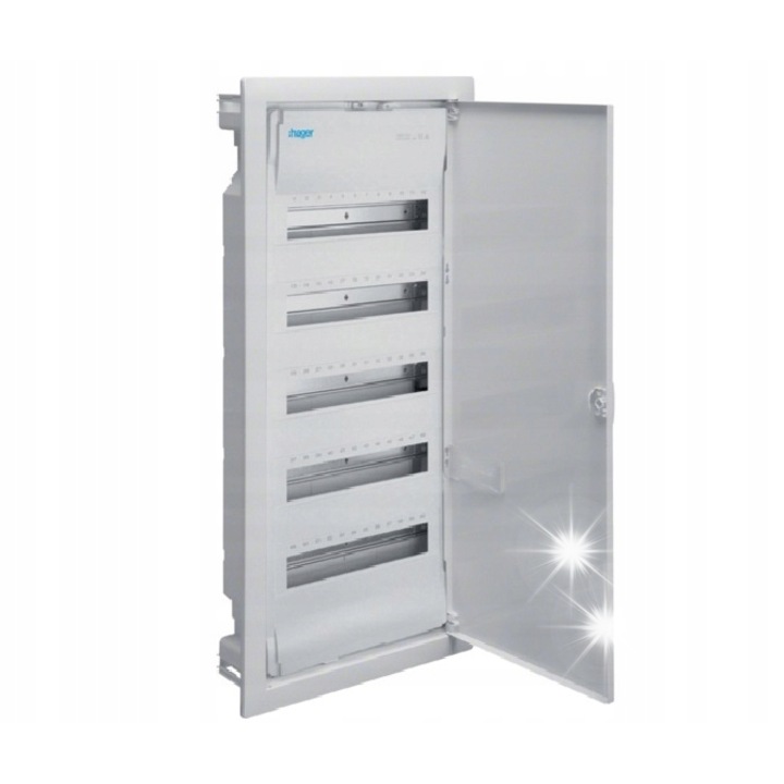 Hager Volta 5R/60M elektromos elosztószekrény, fehér, 880,5x335x94,5mm, IP30