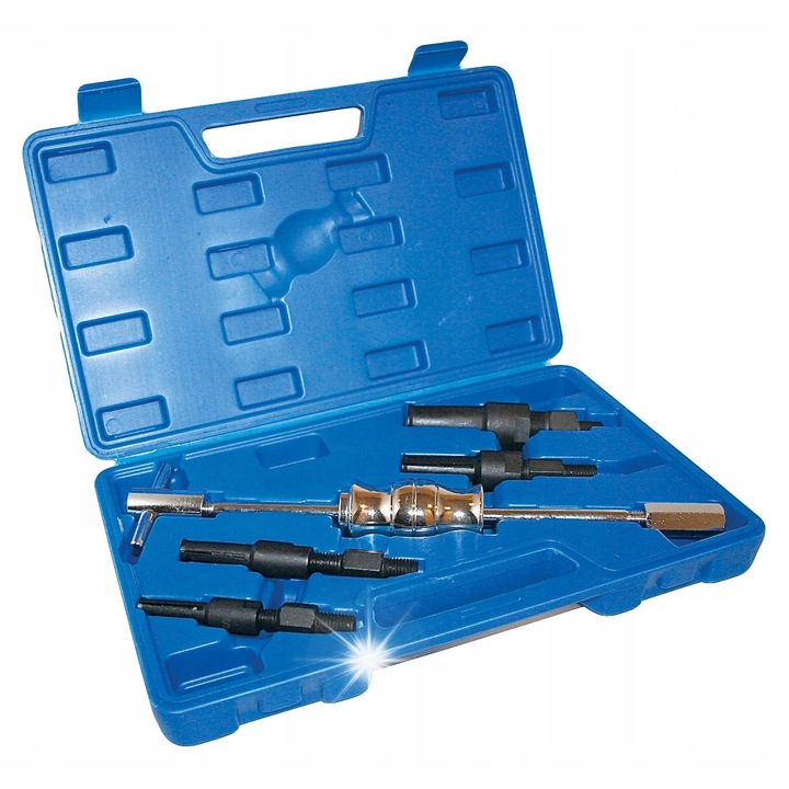 Tehetetlenségi lehúzó készlet belső csapágyakhoz 10-32 mm, Satra, 1kg, 4 adapter