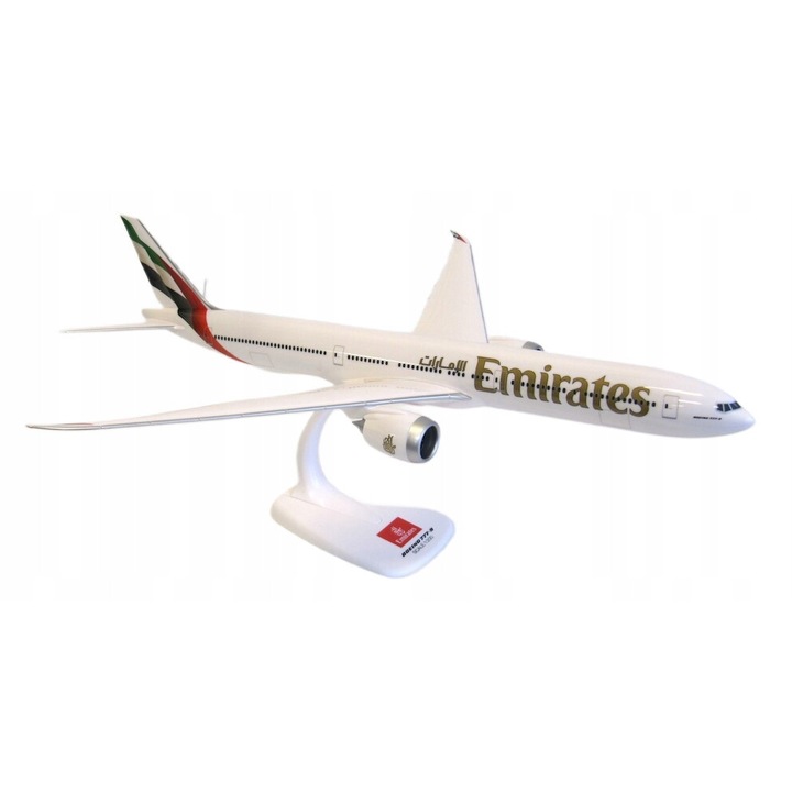 Model aeromodel Boeing 777-9 Emirates, 1:200, 38,5x36 cm, set complet