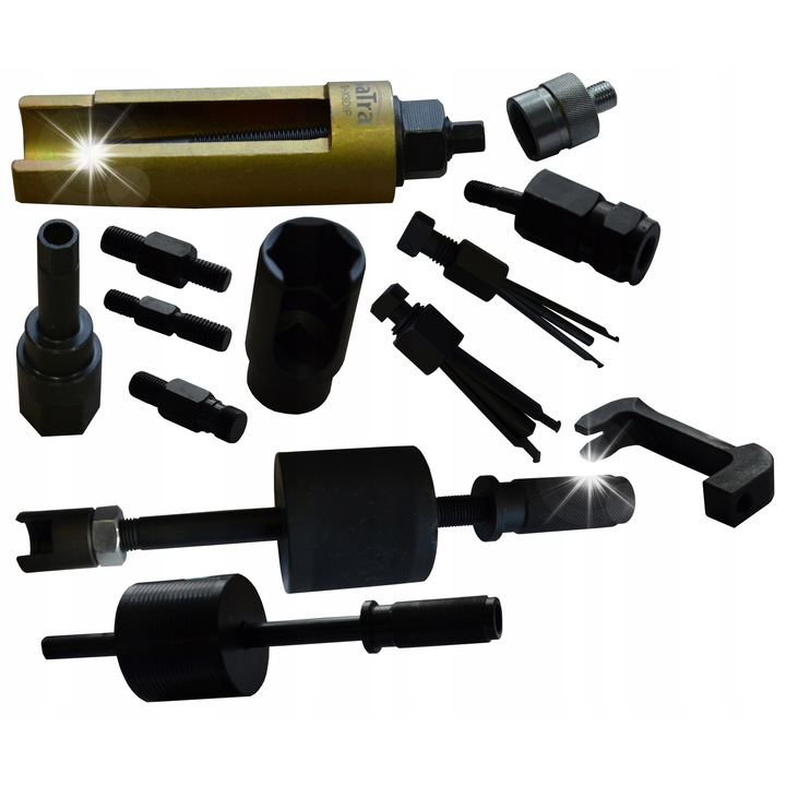 Satra professzionális szerszámkészlet CDI HDI DCI injektorok kiszereléséhez, 10-19 mm, 350 mm