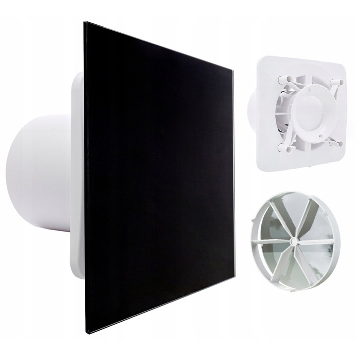 VENTS KO 125 fürdőszobai ventilátor, 125 mm, fehér, időzítővel, falra szerelhető