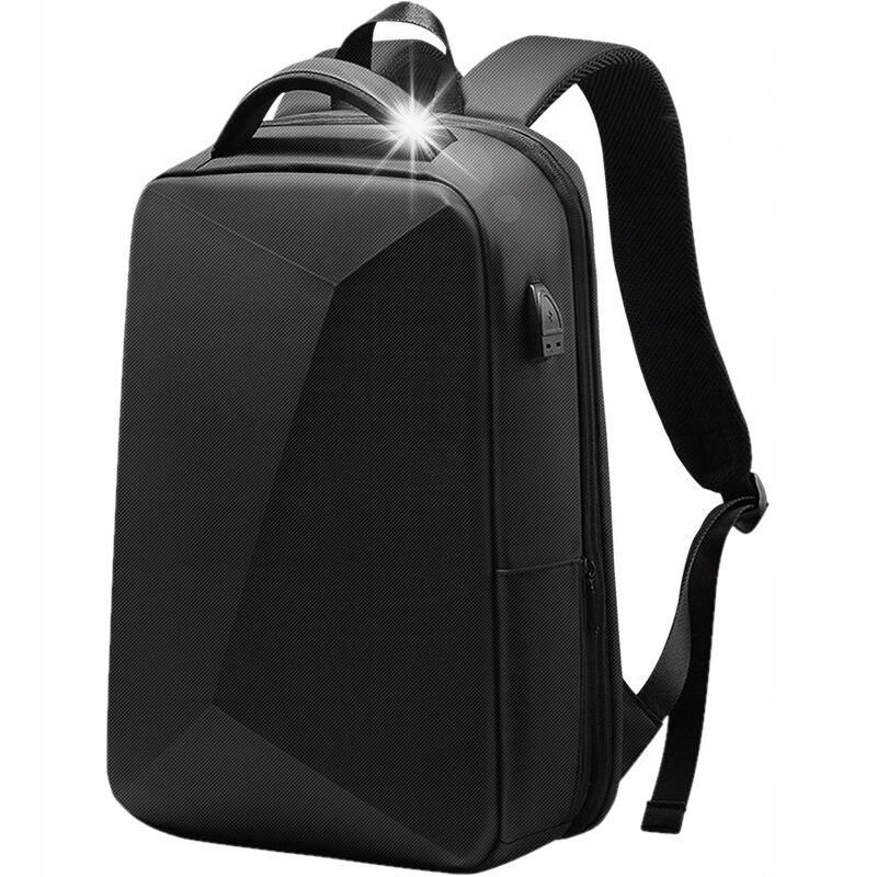 Rucsac laptop Mozos PM37, antiefractie, waterproof, 45x32x13-21cm, negru