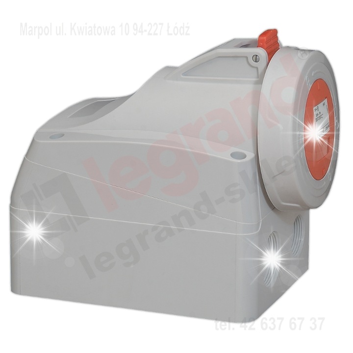 Контакт 5P 32A 400V IP67 червен TEMPRA PRO 555459