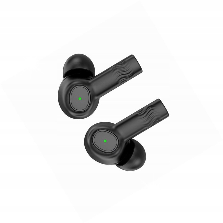 Blue Star TWS ANC + ENC vezeték nélküli fülhallgató, fekete, Oppo Reno 10 5G-hez, töltőtokkal