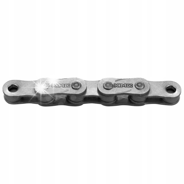 Верига за велосипед KMC Z1eHX EPT 1 ред, 112 звена, сребриста, 1/2"x1/8", със свързващо звено