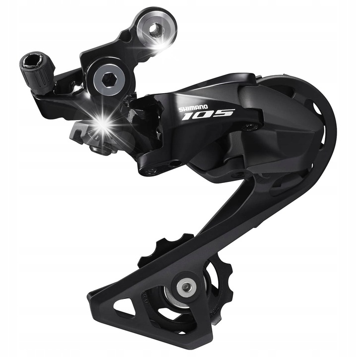Schimbator bicicleta Shimano 105 RD-R7000-SS, 11 viteze, capacitate 35T, culoare neagra, greutate ~221g