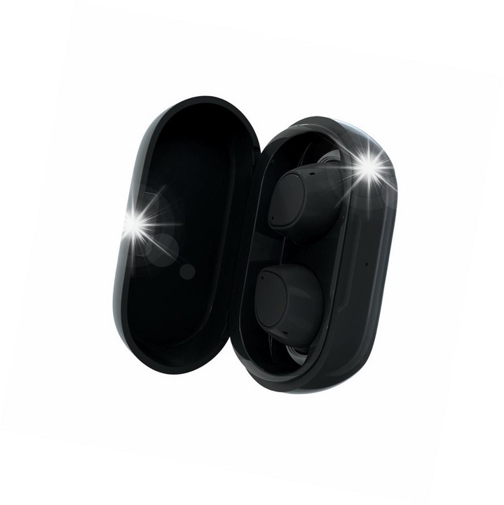 Maxlife TWS vezeték nélküli fülhallgató, bluetooth, fekete, iPhone 14 Max-hoz