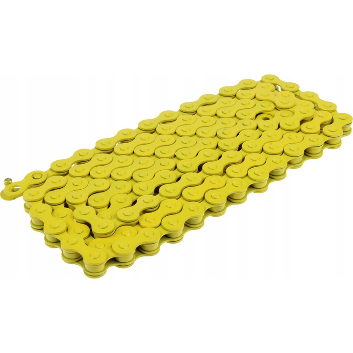 Lant BMX Taya 112, teflonat, galben, 1/2" x 1/8"