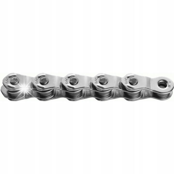 Верига за BMX KMC HL1 Wide, 100 звена, 1 скорост, сребриста, 1/2 x 1/8"