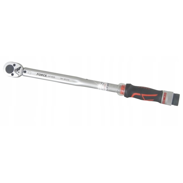 Nyomatékkulcs 1/2" Force 40-210Nm, hossz 535mm, pontosság +/-4%