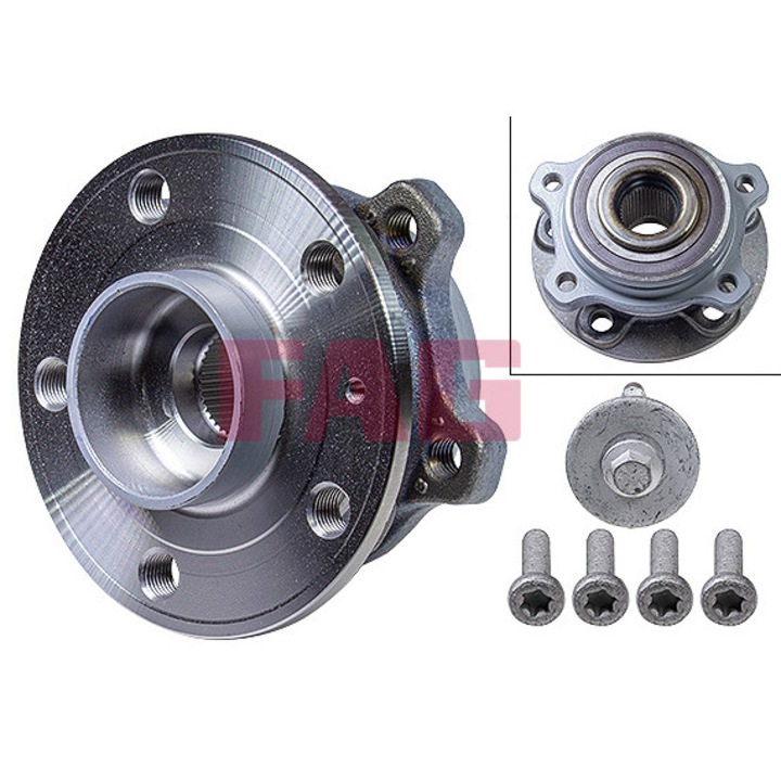 Schaeffler FAG 713660560 kerékcsapágy készlet, nagy pontosság, tartósság, többszínű