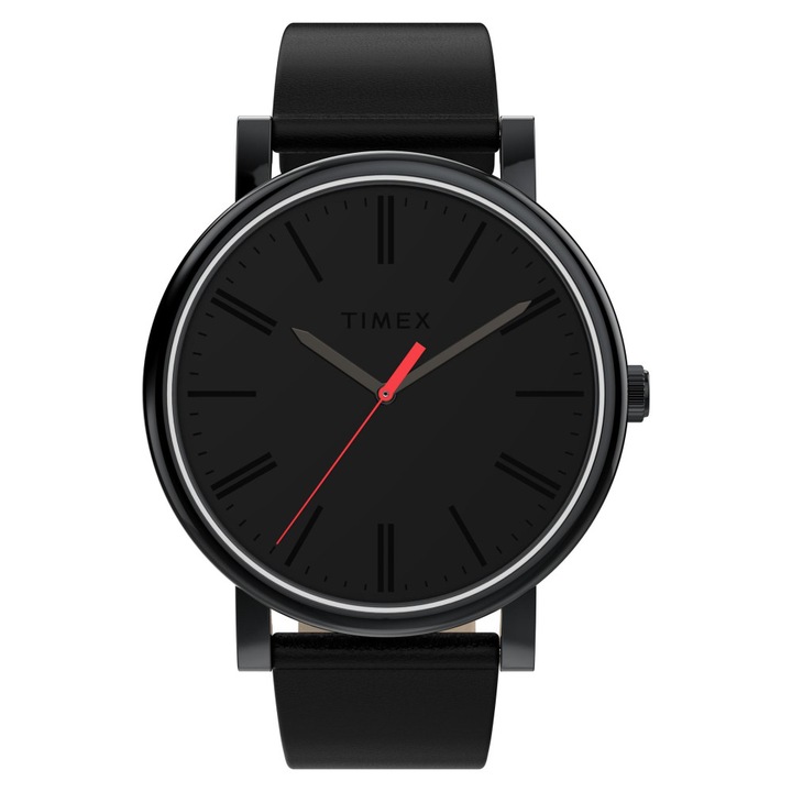 Ceas barbatesc Timex TW2Y69200, negru, 42x9mm, mecanism quartz, rezistent la apa 30m