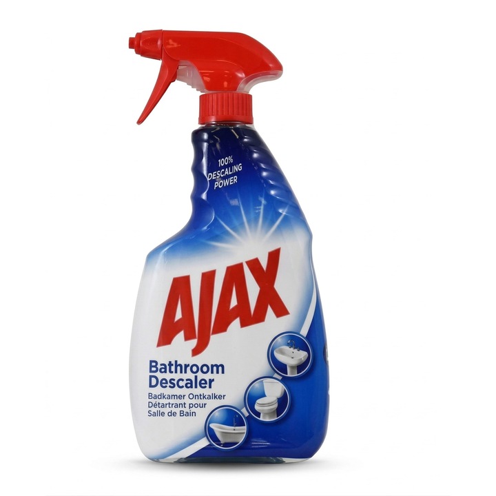 Solutie pentru Curatarea Baii, Ajax, Spray, 750 ml