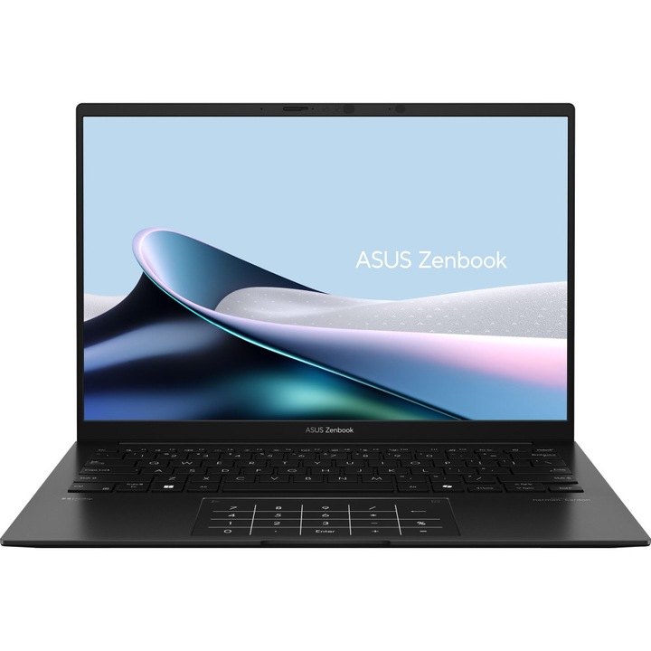 Laptop Asus Zenbook 14 UM3406GA-QD246WNA, UM3406GA-QD246WNA, 14", AMD Ryzen AI 7 445 (6-magos), AMD Radeon Graphics, 16GB LPDDR5X, Fekete