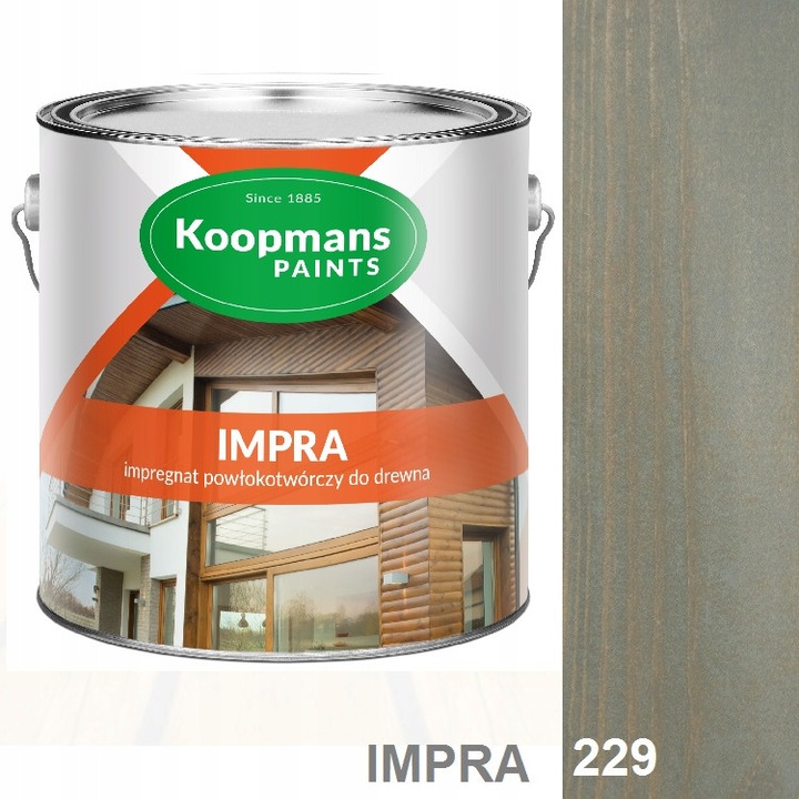 Impregnat pentru lemn, IMPRA, 5L, grafit syberyjski, protectie 6 ani, aplicare usoara