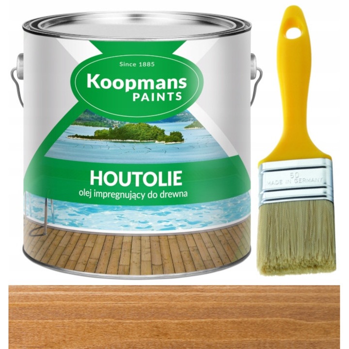 Koopmans fa impregnáló olaj, 20L, 106 brazil dió szín, könnyű felvitel, intenzív védelem