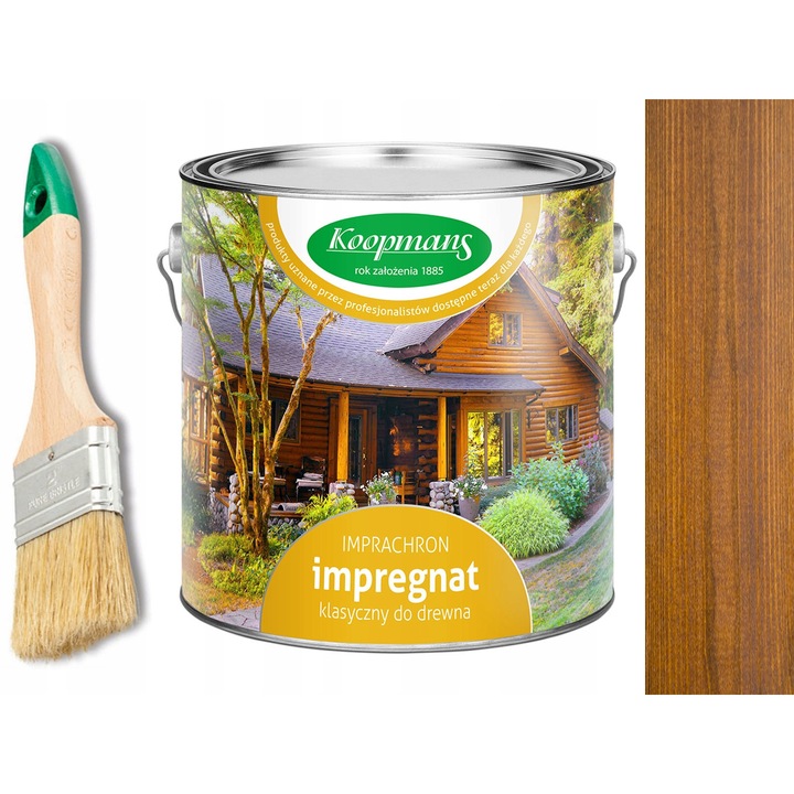 Koopmans 20L fa impregnáló, paliszander, ecsettel vagy hengerrel felvihető